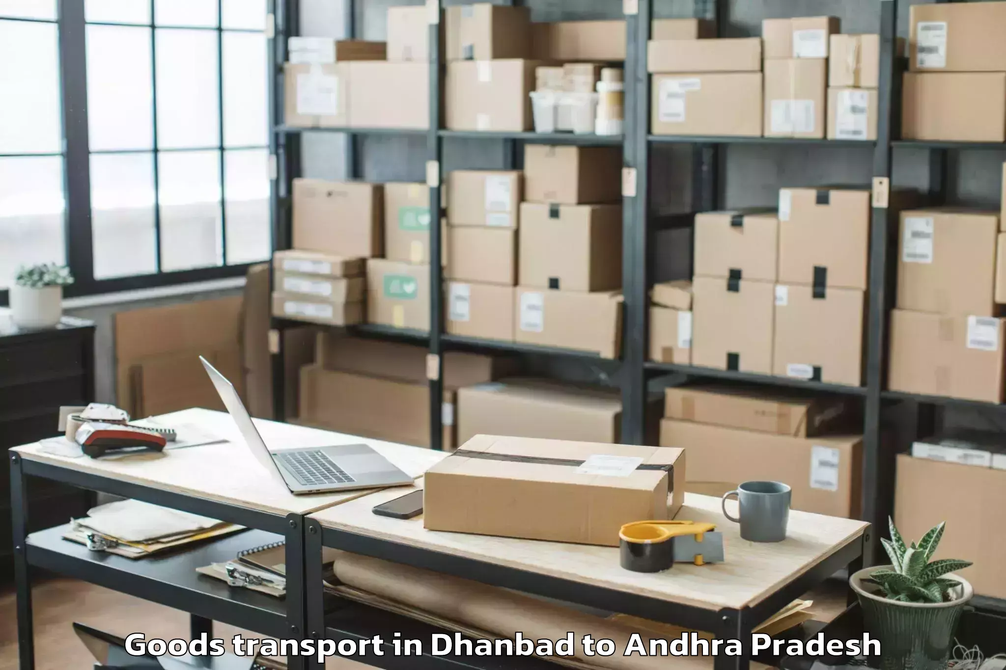 Top Dhanbad to Alamuru Goods Transport Available